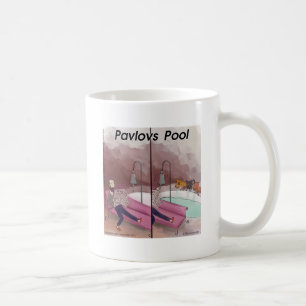 Pavlov's Pool Funny Cartoon Coffee Mug