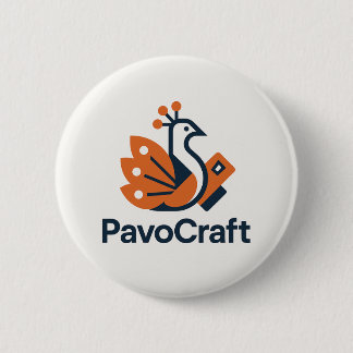 Pavocraft 6 Cm Round Badge