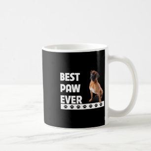 Paw Ever Boxer Bulldog Dad Fathers Day Dog Lovers Coffee Mug