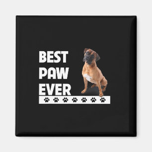 Paw Ever Boxer Bulldog Dad Fathers Day Dog Lovers Magnet