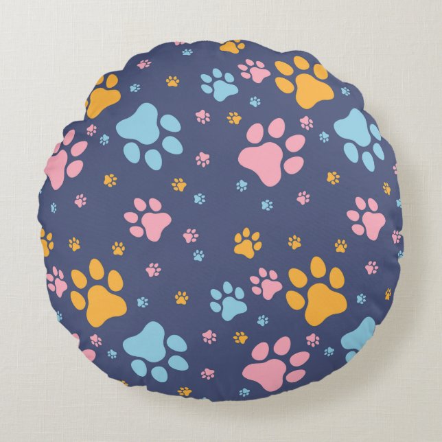 Paw Fame Round Cushion (Front)