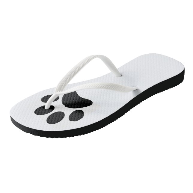 Paw Flip Flops (Angled)
