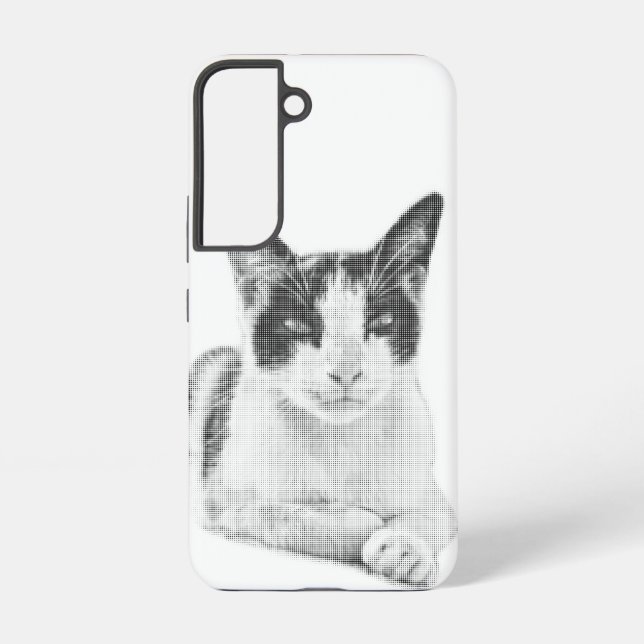 Paw Halftone Samsung Galaxy S22 Case (Back)