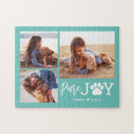 Paw Joy EDITABLE COLOR Personalised Puzzle<br><div class="desc">Photo gifts make the best gifts! Easily personalised with your text and/or photo(s) for a custom look. Designed by Berry Berry Sweet. View more designs at www.berryberrysweet.com</div>