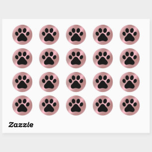 Paw Pad  Classic Round Sticker
