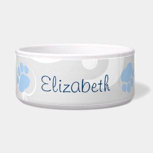 Paw Pattern, Dog Paws, Blue Paws, Your Name