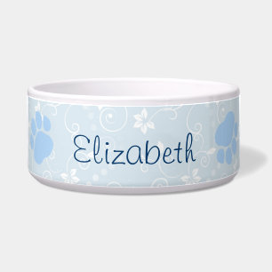 Paw Pattern, Dog Paws, Blue Paws, Your Name