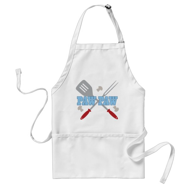 Paw Paw BBQ Grilling Apron Gift (Front)