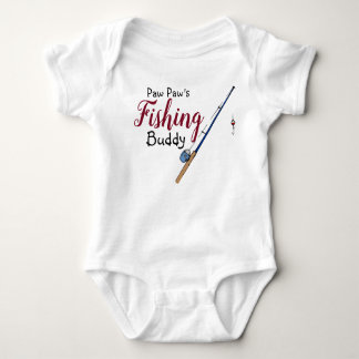 Paw Paw's Fishing Buddy Baby Infant Body Suit Bodysuit