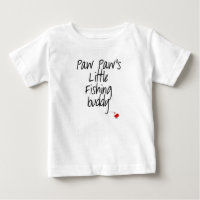 Paw Paw's Little Fishing Buddy Baby T-shirt