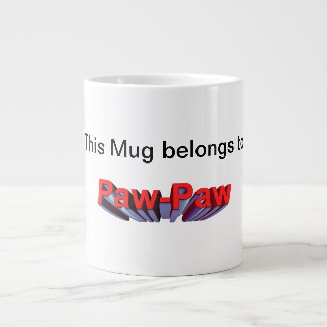 Paw-Paw's Mug (Front)