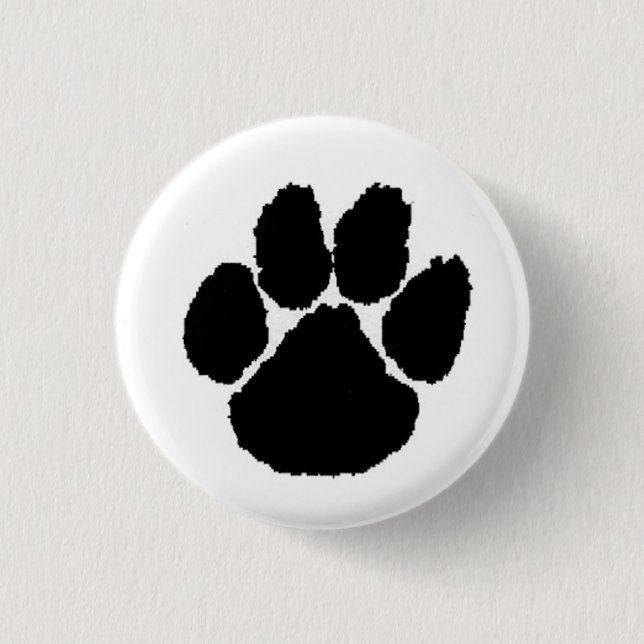 Paw_Print 3 Cm Round Badge (Front)