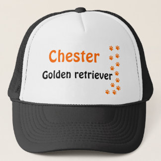 Paw print - add your own name or dog breed trucker hat
