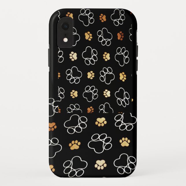Paw Print Case-Mate iPhone Case (Back)