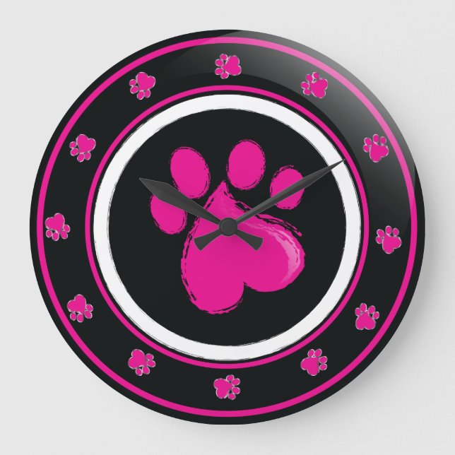 paw print clock (Front)