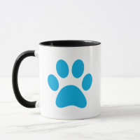 Paw Print Coffee Mug