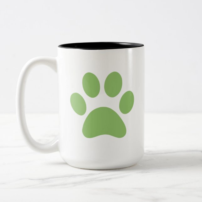 Paw Print Coffee Mug (Left)