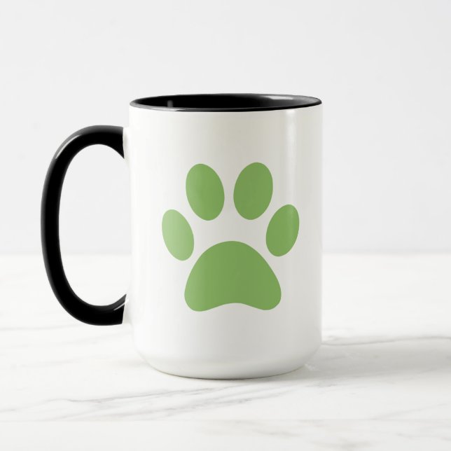 Paw Print Coffee Mug (Left)