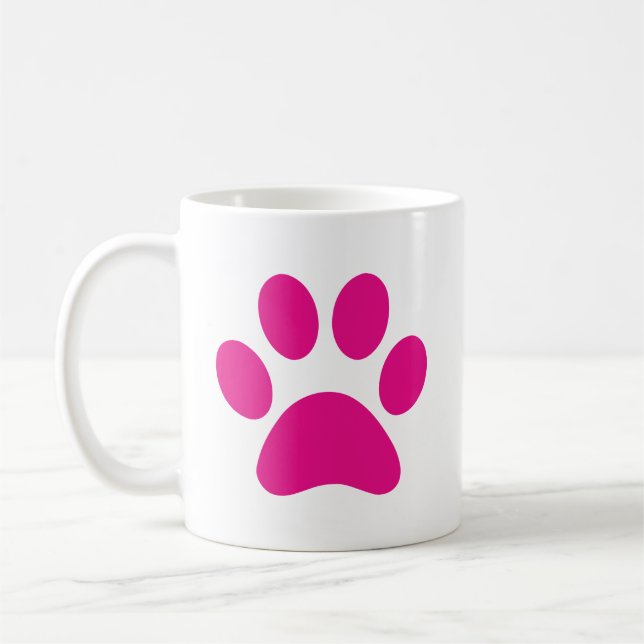 Paw Print     Coffee Mug (Left)
