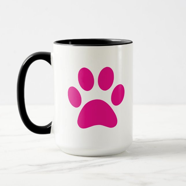 Paw Print     Coffee Mug (Left)