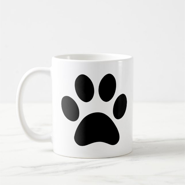 PAW PRINT COFFEE MUG (Left)