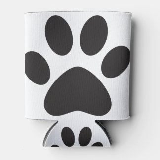 Paw Print Dog Cat Animal Pet Foot Puppy Can Cooler