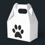 PAW PRINT FAVOUR BOX<br><div class="desc">cool,  cute,  comic,  science,  vintage sports,  couple,   love,  funny,  retro</div>