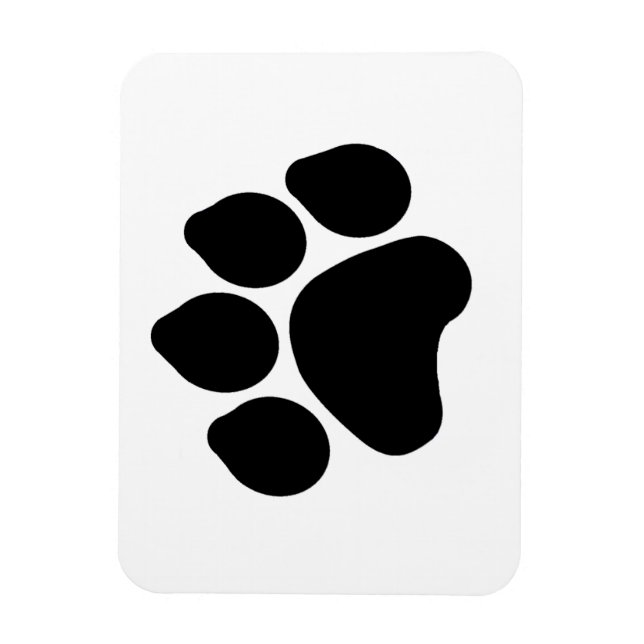 Paw Print Flexible Magnet (Vertical)