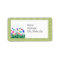 Paw Print Garden  Address Label
