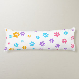 Paw Print Grade A Cotton Body Pillow