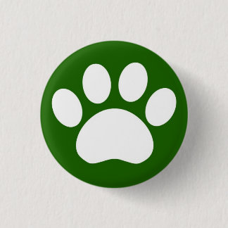 Paw Print: Green Button