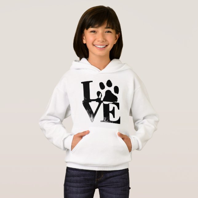 Paw Print Hoodie (Front Full)