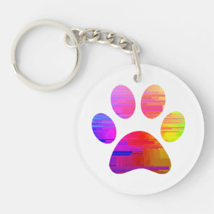 Paw Print            Key Ring