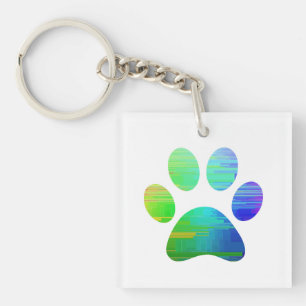 Paw Print            Key Ring