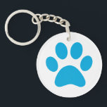 Paw Print     Key Ring<br><div class="desc">Fun Paw Print design for animal lovers!</div>