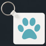 Paw Print             Key Ring<br><div class="desc">Fun Paw Print design for animal lovers!</div>