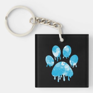 Paw Print          Key Ring