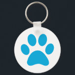 Paw Print     Key Ring<br><div class="desc">Fun Paw Print design for animal lovers!</div>