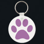 Paw Print Key Ring<br><div class="desc">Fun Paw Print design for animal lovers!</div>