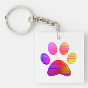 Paw Print             Key Ring