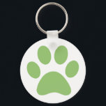 Paw Print   Key Ring<br><div class="desc">Fun Paw Print design for animal lovers!</div>