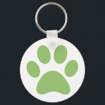 Paw Print   Key Ring<br><div class="desc">Fun Paw Print design for animal lovers!</div>