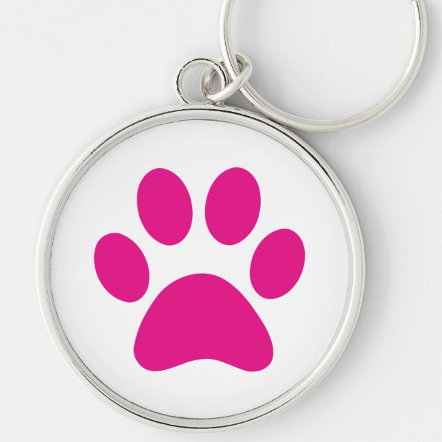 Paw Print     Keychain (Front)
