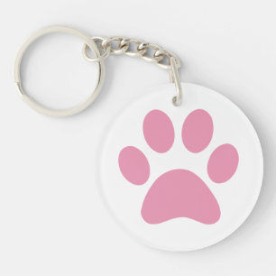 Paw Print Keychain