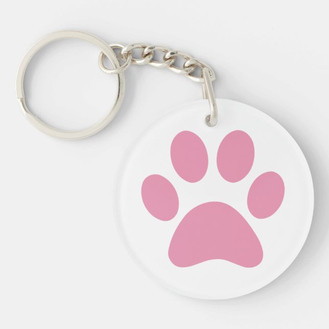 Paw Print    Keychain (Front)
