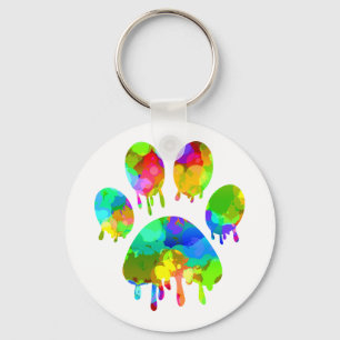 Paw Print         Keychain