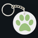 Paw Print   Keychain<br><div class="desc">Fun Paw Print design for animal lovers!</div>