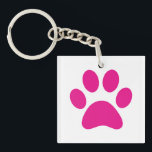 Paw Print     Keychain<br><div class="desc">Paw,  print,  dog,  cat,  pet,  puppy,  kitten,  sympathy,  keepsake,  remembrance</div>