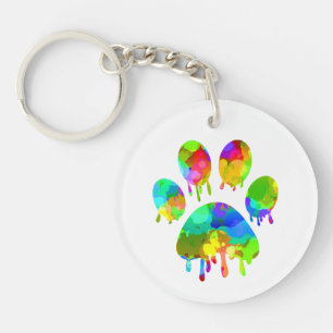 Paw Print         Keychain