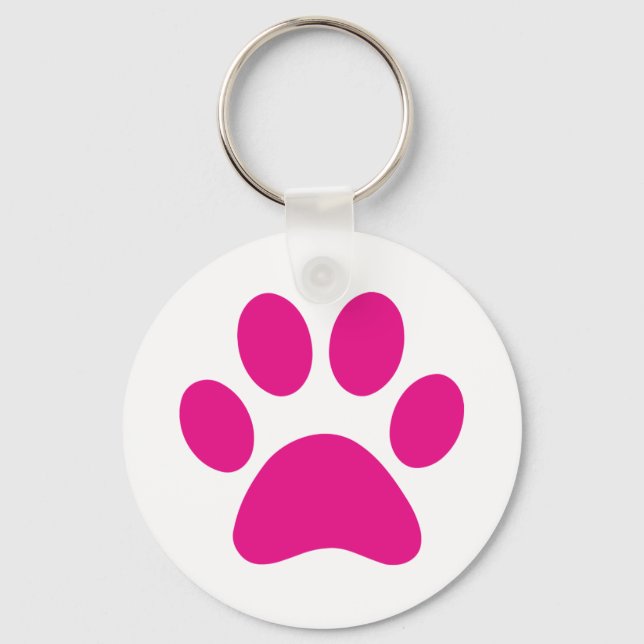 Paw Print     Keychain (Front)